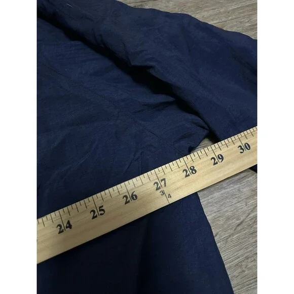 Vtg Holloway Jacket Mens XXL Blue Pullover Aztec Trim Water Resistant - Picture 2 of 7